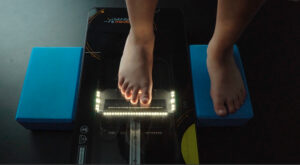 Escaneo de pies con escaner 3D.