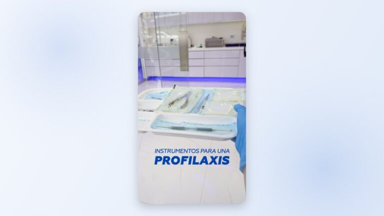 Esterilización en podología: instrumental esterilizado en paquete sellado en Limablue