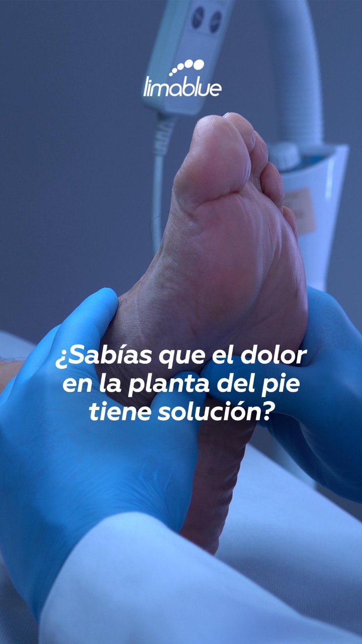 El dolor en la planta del pie tiene solución en Limablue