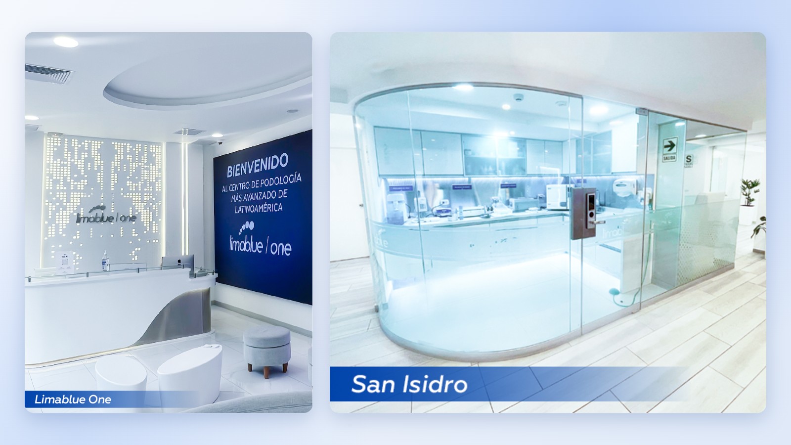 Sedes de Limablue en San Isidro: Limablue One y Paz Soldán